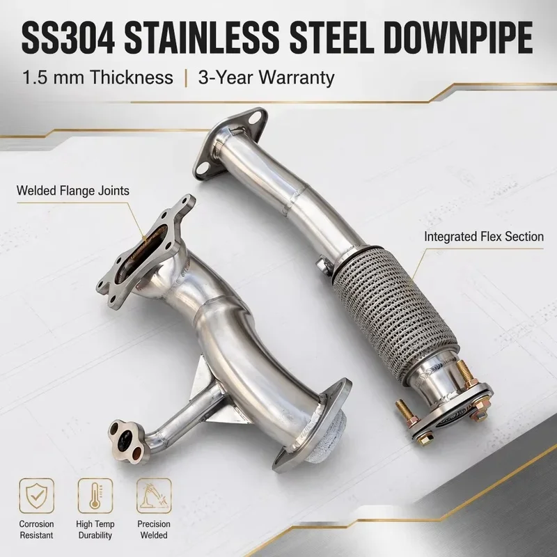 Perfectly Customized Performance Exhaust Downpipe Specifically Designed for Honda City/Vezel/HR-V 1.5  2014-2020