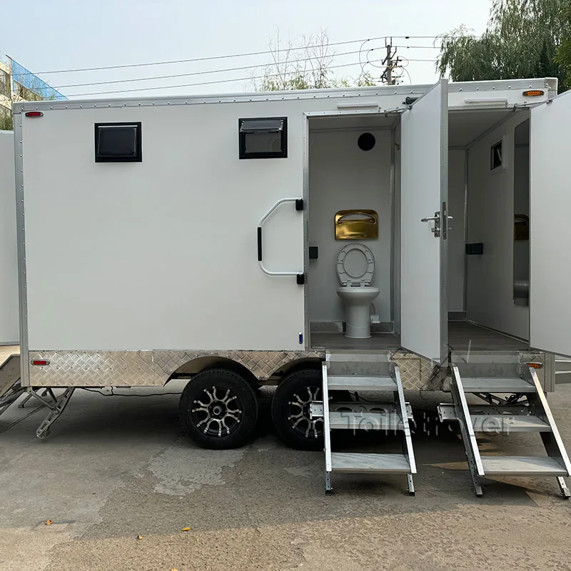 

New Design High Quality Mobile Family Restroom Kitchen Bathroom Trailer Mobile Toilets and Showers