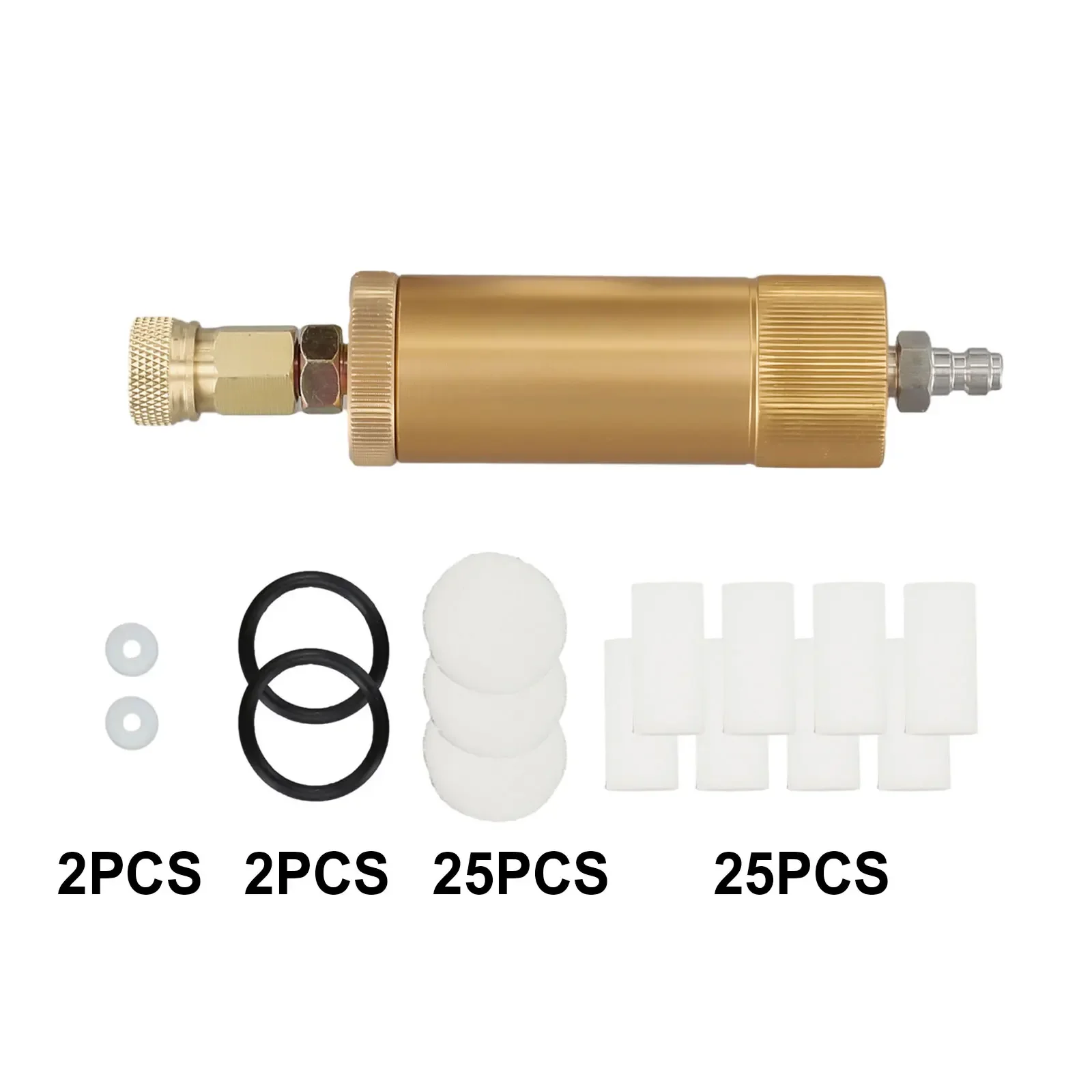 Deodorize High Pressure PCP 30MPa 8mm Air Compressor Connect Filter High Pressure Male/female Connector Oil Water Separator