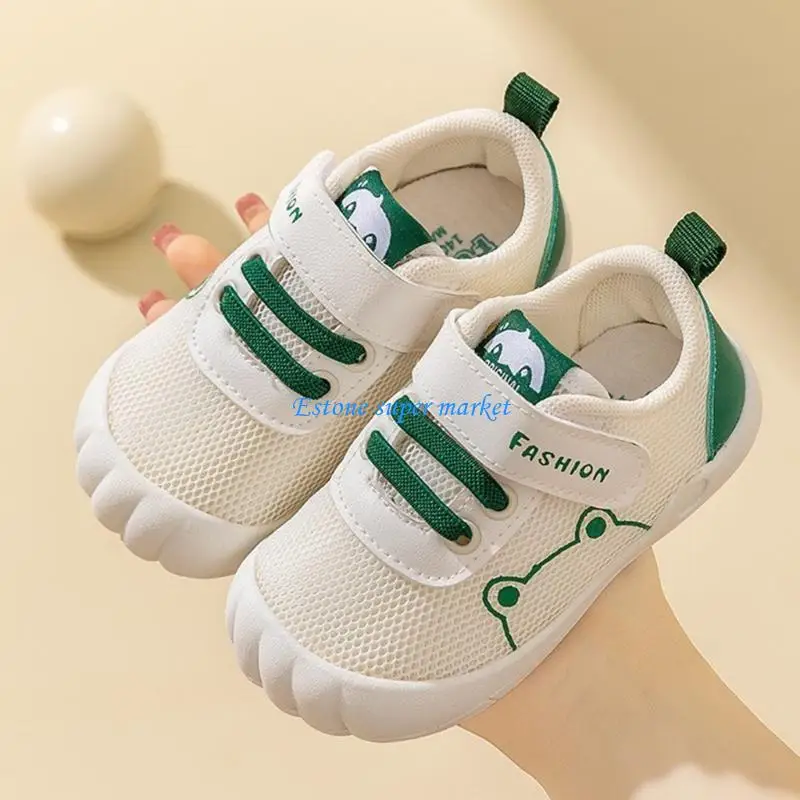 090B أحذية أطفال قابلة للتنفس وإغلاق قابل للتعديل أحذية أطفال أنيقة وعملية #3