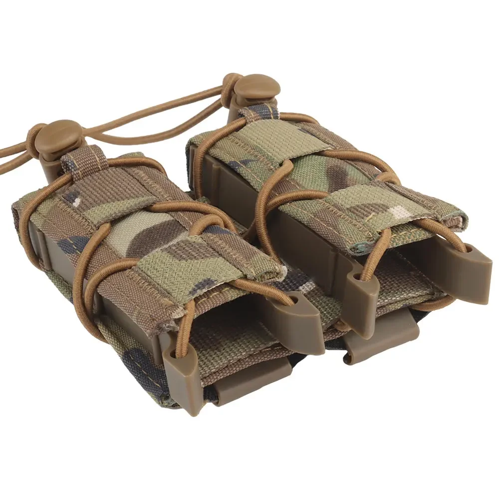Tiger Type Short Double Quick Pull Mag Pouch