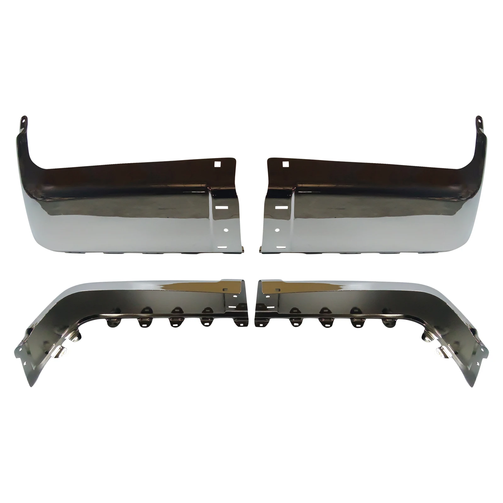 

Rear Bumper End Caps for 07-13 Silverado/Sierra 1500 2500 HD 3500HD, 1pair