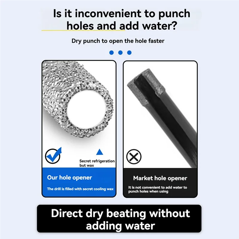 

TKOH-Diamond Drill Bit Diamond Drill Bit Andgrinding Rod Set Forceramic Tile,Glass,Marble