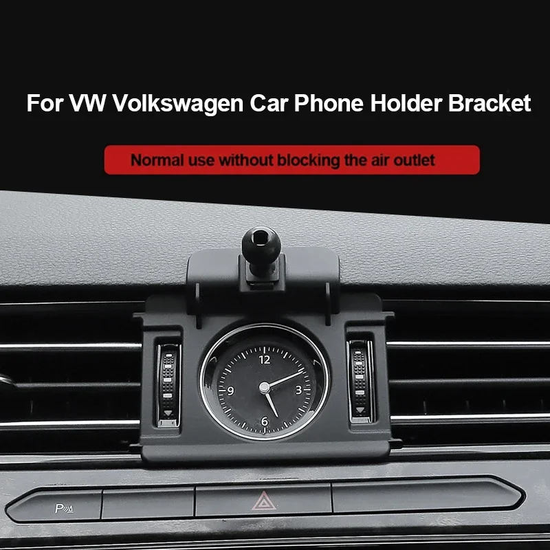 Car Phone Holder Base Bracket Center Air Vent Mount Fit For Golf Polo Passat Touareg Magotan Sagitar Lavida Touran Bora Non-OEM