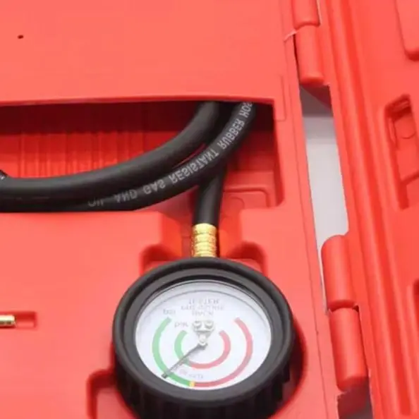 

Exhaust Back Pressure Tester Kit Steel Hose Diesel Exhaust Back Pressure Gauge Back Pressure Tester Testting Accessories