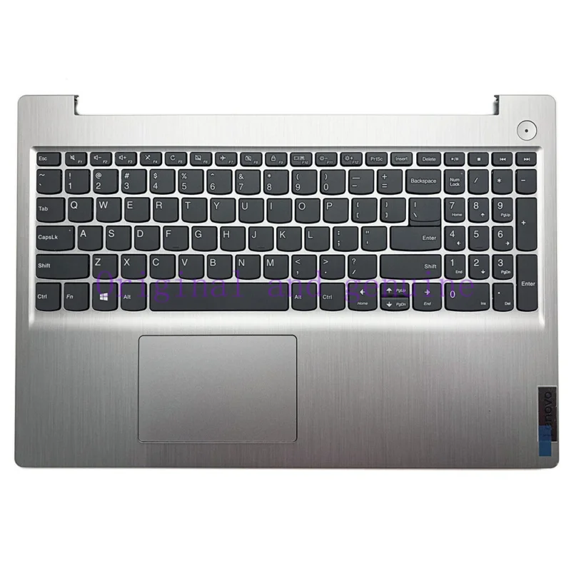 teclado prateado para lenovo ideapad 15iil05 15iml05 15ada05 palmrest w novo 01