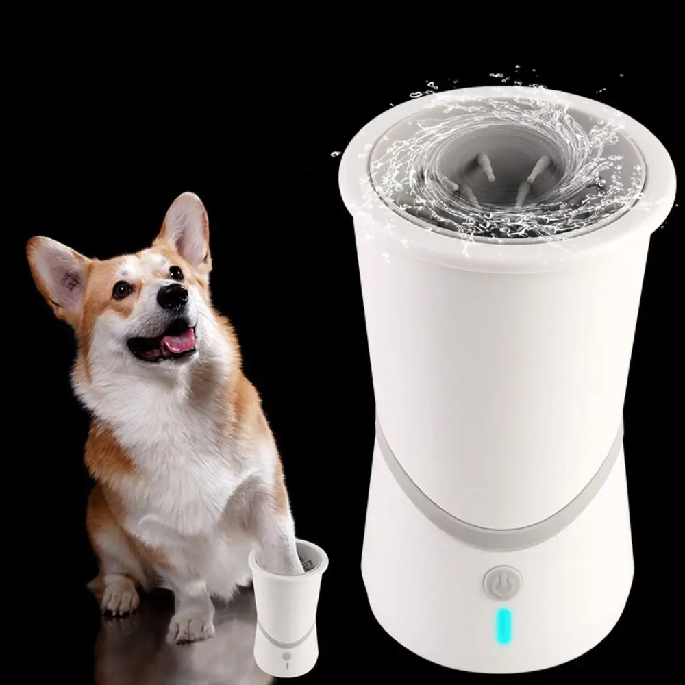 

Pet Supplies Silicone Pet Foot Wash Cup Electric Automatic Dog Paw Cleaner Detachable USB Charging Pet Feet Washer Home