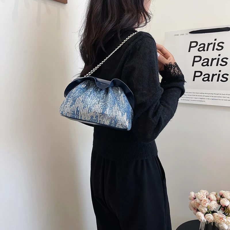 حقيبة كتف نسائية أنيقة من الجلد الفاخر الكلاسيكي بتصميم كلاسيكي حقيبة يد كروس للارتداء الحضري العصري #6