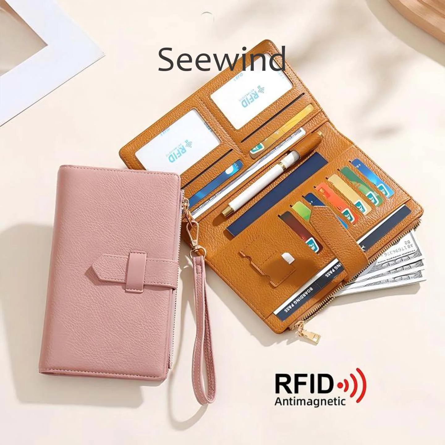 porta-passaporte-multifuncional-novo-estilo-clipe-para-bilhetes-rfid-anti-magnetico-bolsa-de-documentos-multi-cartao-armazena