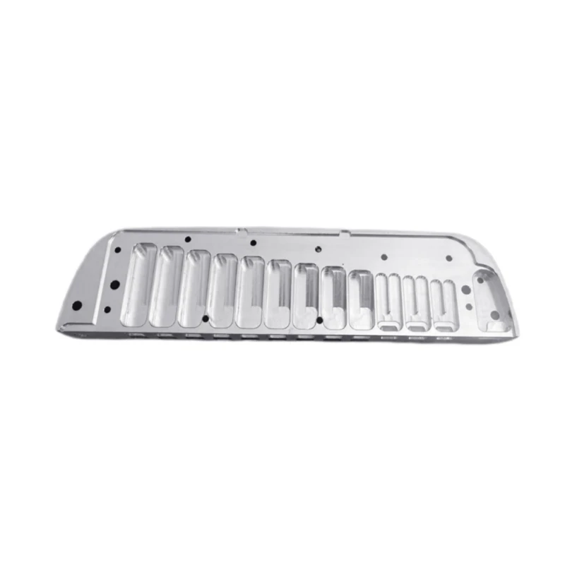 Metal Comb Harmonica Aluminum Smooth C Harmonica Mouth Organ Enduring