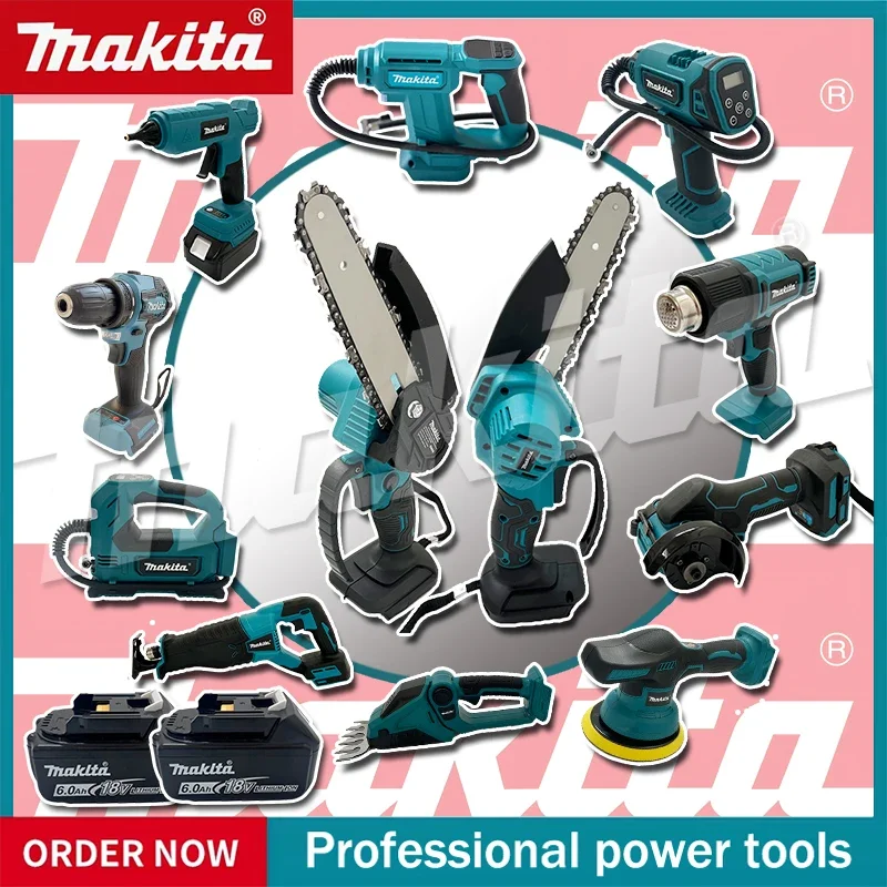 マキタ-6-インチチェーンソー電動のこぎりハンドヘルドポータブル電動工具多機能ツールのさまざまなモデル電動レンチ