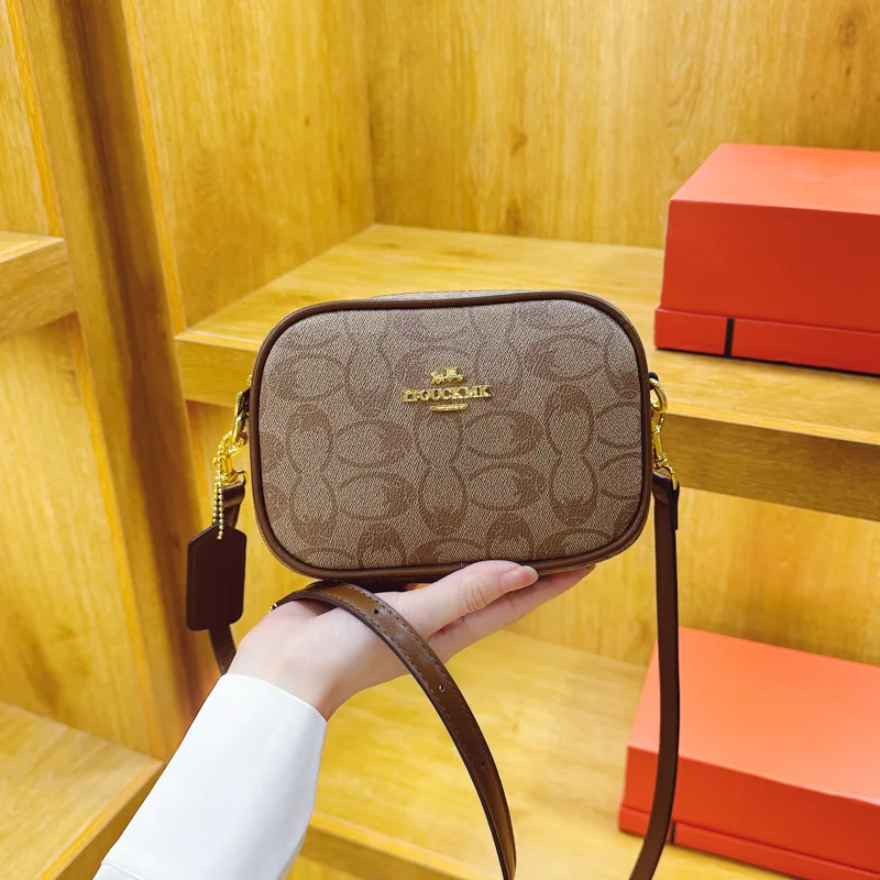 Bags Women's bags Small square bags Retro printed messenger bags Trendy versatile shoulder bags Women's bags