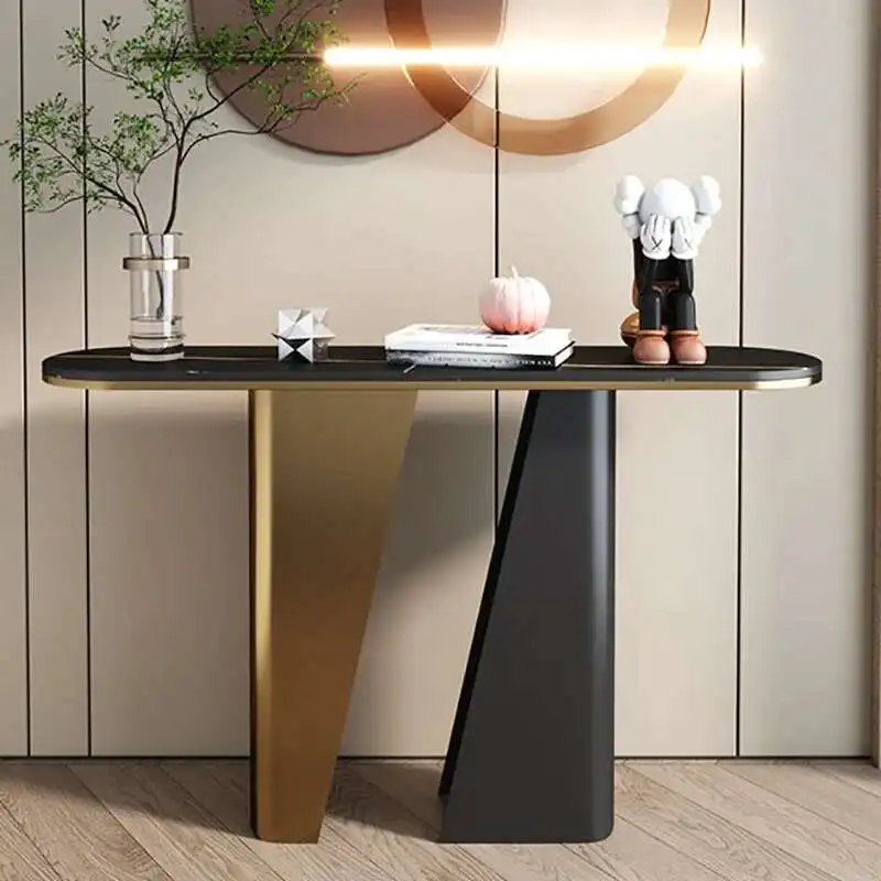 

Midcentry Nordic Console Table Metal Modern Entrance Lobby Console Table Luxury Hallway Tavolo Soggiorno Living Room Furniture