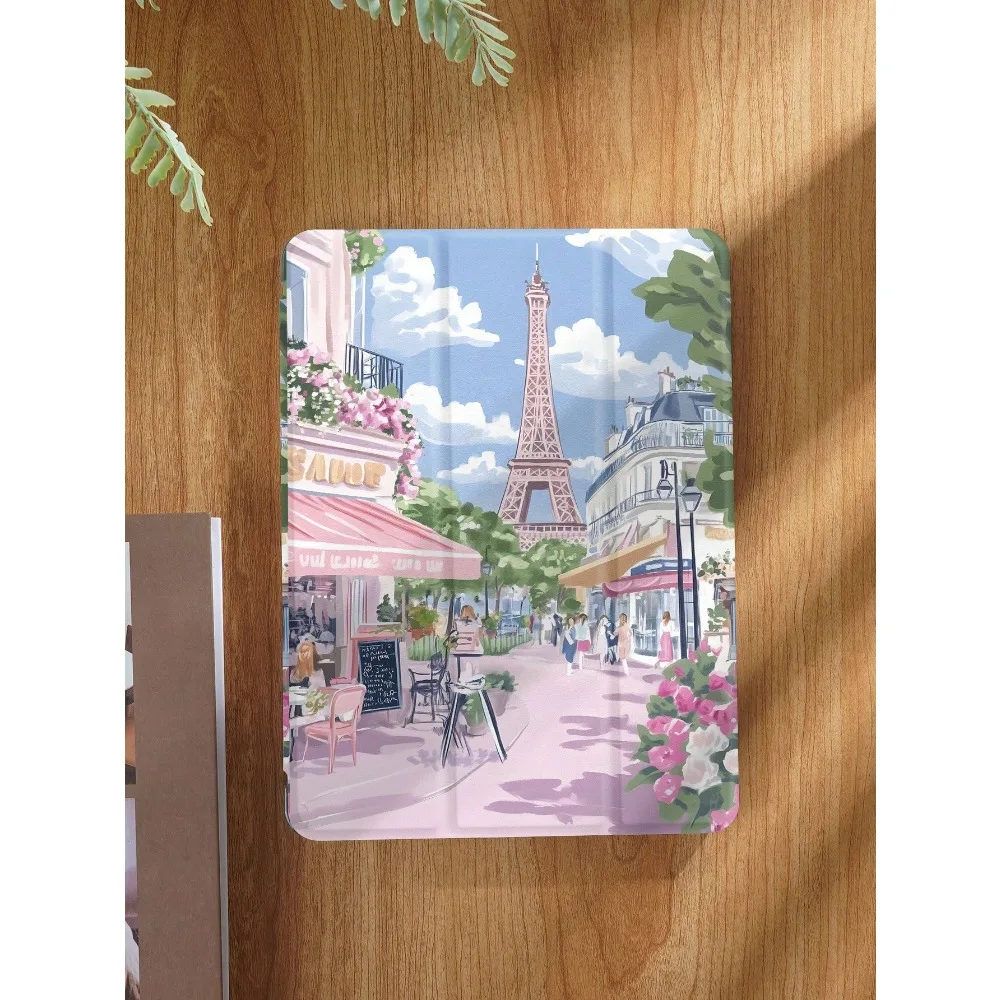 

insPink Cherry Blossom Street Tablet CASE For iPad pro 10/11/2020/6th/7th /8th /Air 3rd/Air 4th/9th gen/Air 5th Gen 2022/Air 11