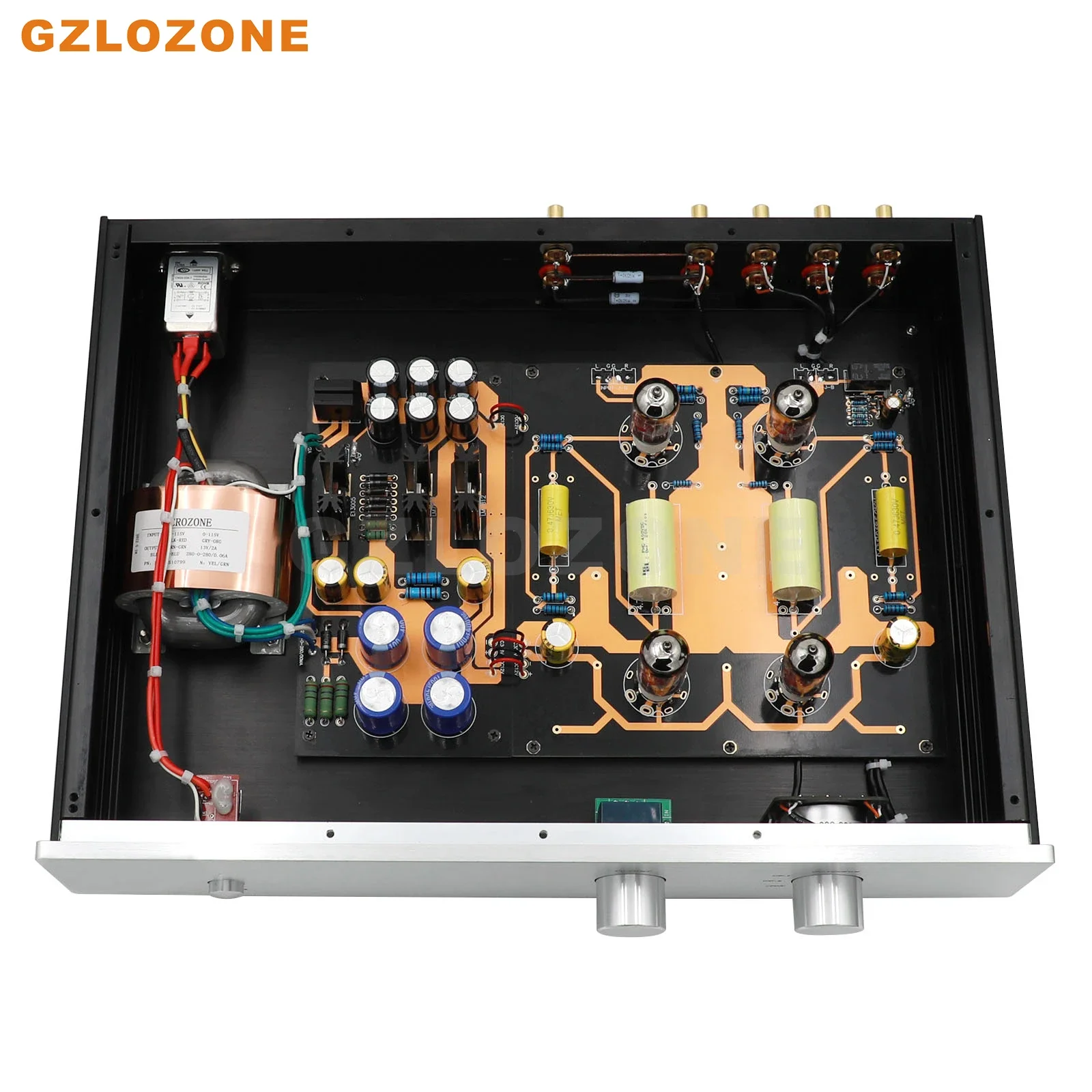 GZLOZONE HI-END Stereo ECC82 قاعدة مضخم أنبوبي فراغ على U.S Rogue99 Preamp