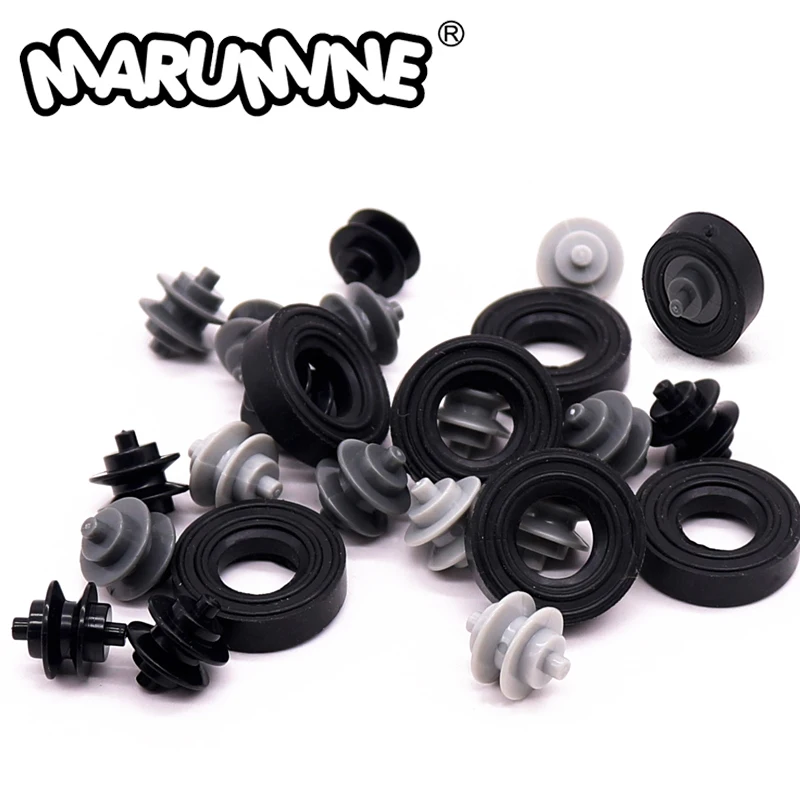 Marumine Moc บล็อกตัวต่อซิตี้3464 59895มินิโมเดลรถเข็นลูกรอกชิ้นส่วนเทคโนโลยีคลาสสิกชุดอุปกรณ์เสริมความคิดสร้างสรรค์แบบทำมือของขวัญ