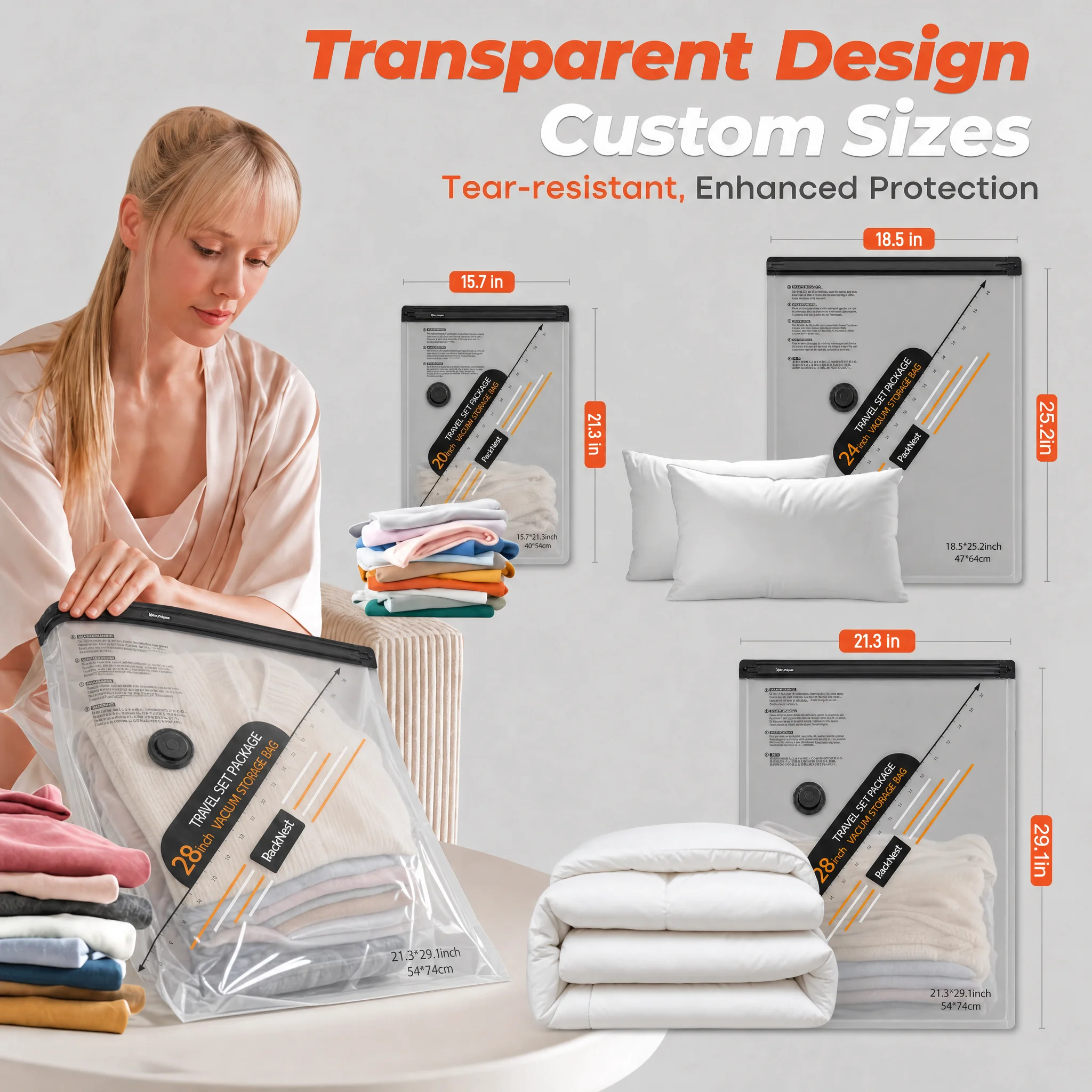 10 sacs de rangement sous vide - Compression Bag Vacuum avis et prix