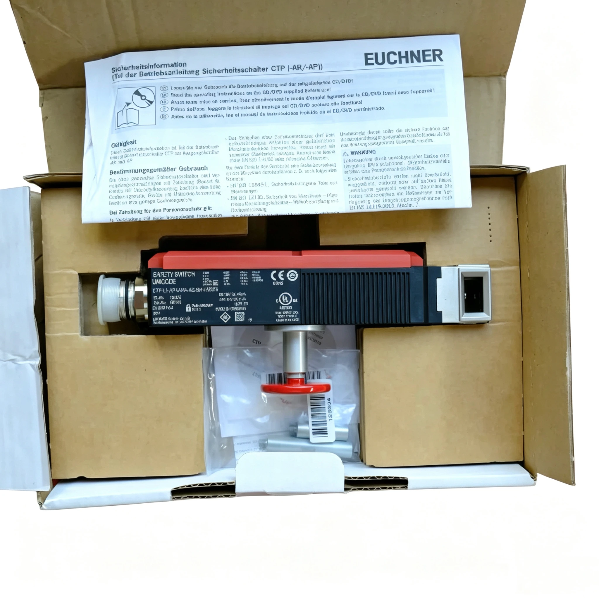 Euchner 123375 Euchner Safety Switch CTP-L1-AP-U-HA-AE-SH-123375