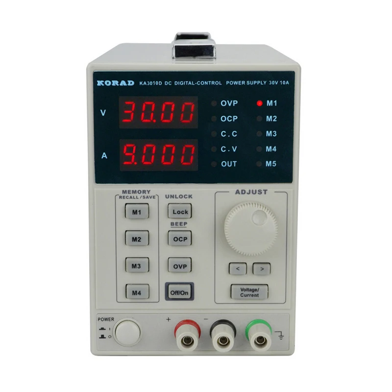 KA3010D DC Power Supply 30V 10A 0.01V 0.001A Digital Regulated Programmable Precision Variable Regulated Power Supply