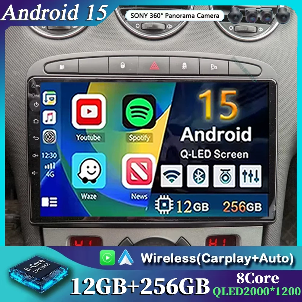 

Для Peugeot 408 1 2012-2020 Для Peugeot 308 1 T7 2007-2015 Android 15 12 + 256 ГБ CarPlay Авто Радио Мультимедийное Видео