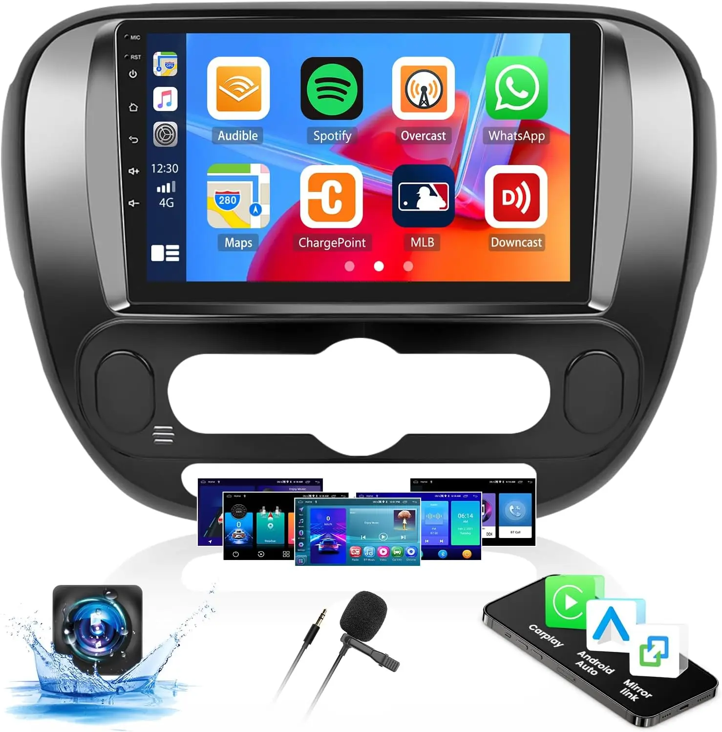 

Android For KIA SOUL 2 2013 2014 2015 2016 2017 Caraply Car Multimedia Player Radio Stereo 4G WIFI BT DSP GPS Navigation Monitor