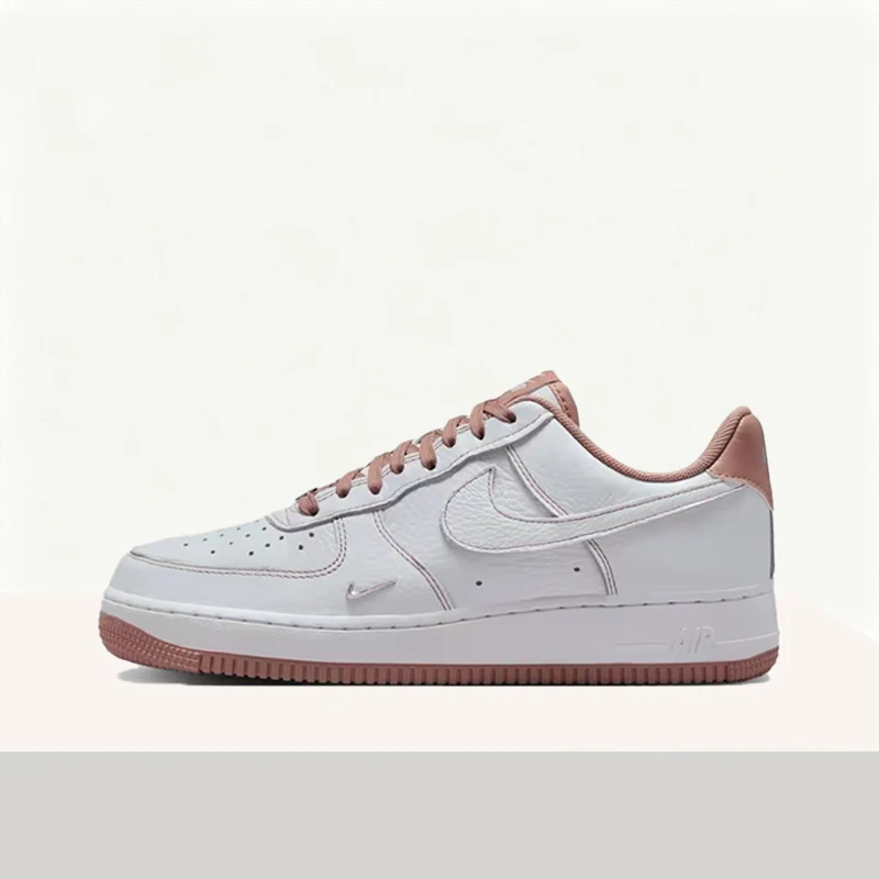 Zapatillas Nike Air Force 1 Low Fashion Rosa para Mujer, Versátiles, Transpirables, Duraderas para el Uso Diario y Casual IB6543-100