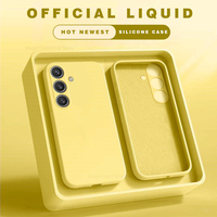 S25 S24 S23 Ultra Case Square Liquid Silicone Soft Cover For Samsung Galaxy S25 S24 S23 S22 S 25 Ultra Plus S25Ultra Phone Cases