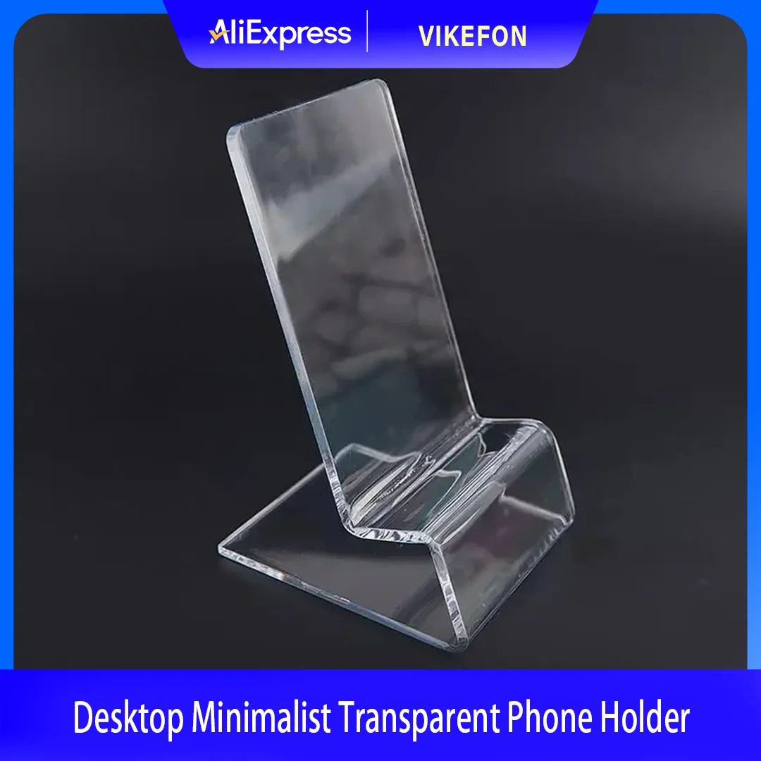 

Акриловая прозрачная подставка, держатель для телефона, кронштейн для планшета, полка, оконная стойка, витрина для iPhone Smasung Xiaomi, мобильный телефон