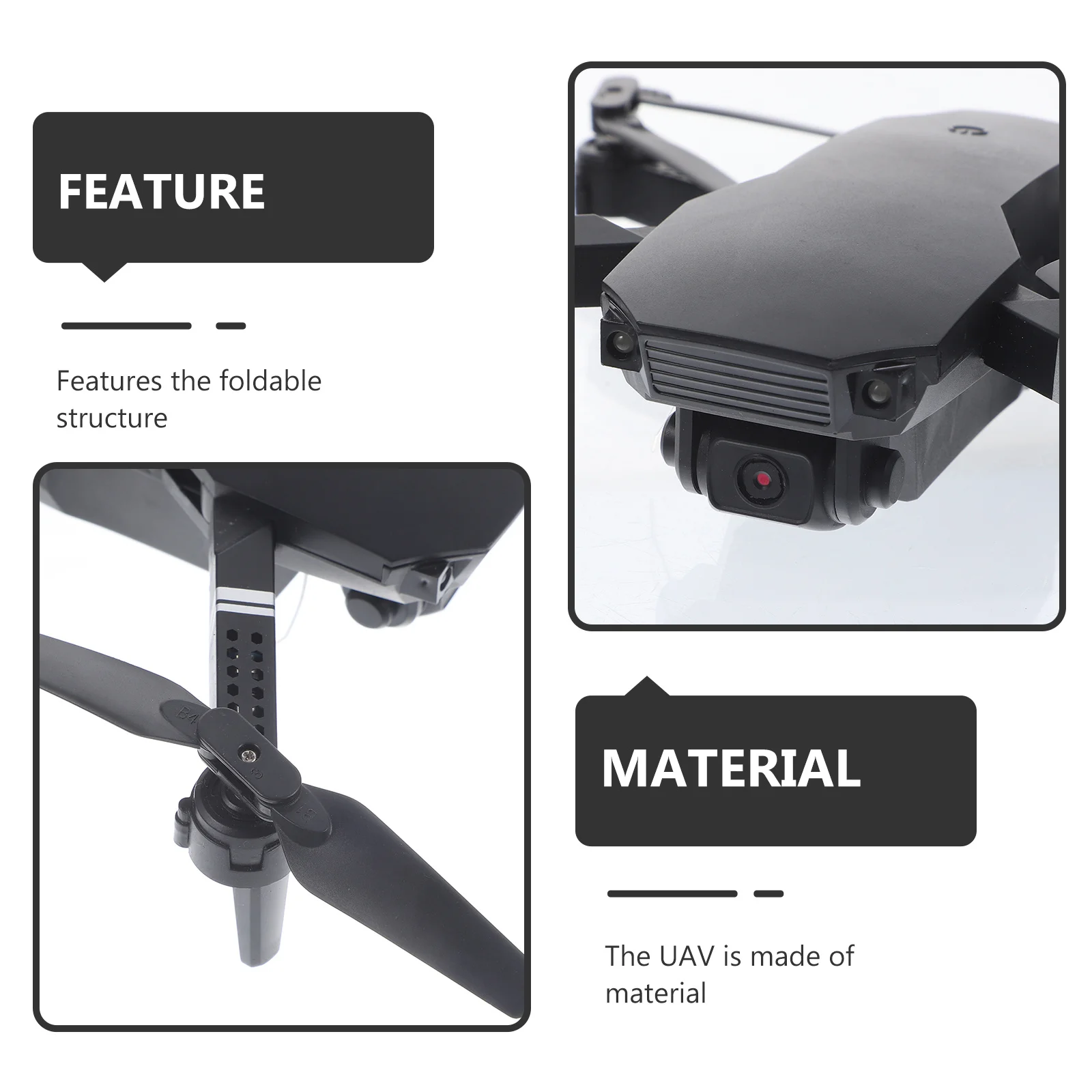 

1 set 1 Set Long Life Drone 4K Adjustable Camera Foldable Quadcopter For Aerial Photography Outdoor Rc Drone