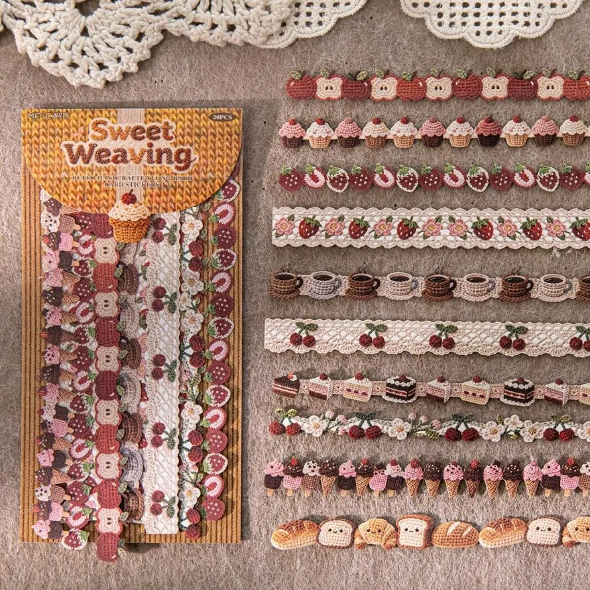 

1Set Sticker Pack,Vintage Long Strip Landscape Border Stickers,Scrapbook Supplies,Notebook Accessories,Stationery Stickers