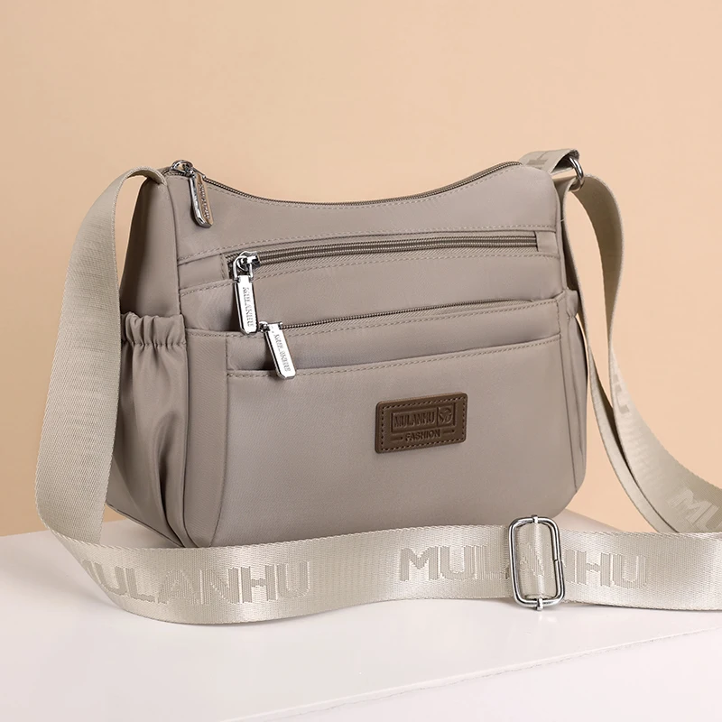 

Новая модная женская сумка через плечо с нейлоновой строчкой, женские сумки через плечо, женские сумки для девочек, повседневная сумка-мессенджер, 7 цветов