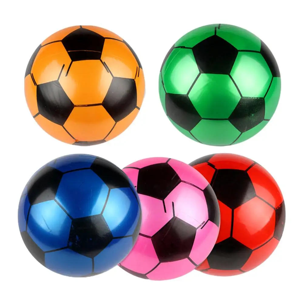 

5PCS Inflatable Football Toys PVC Kids Sports Balls Ideal for Indoor Outdoor Fun Easy Inflate Toy Ball Gifts