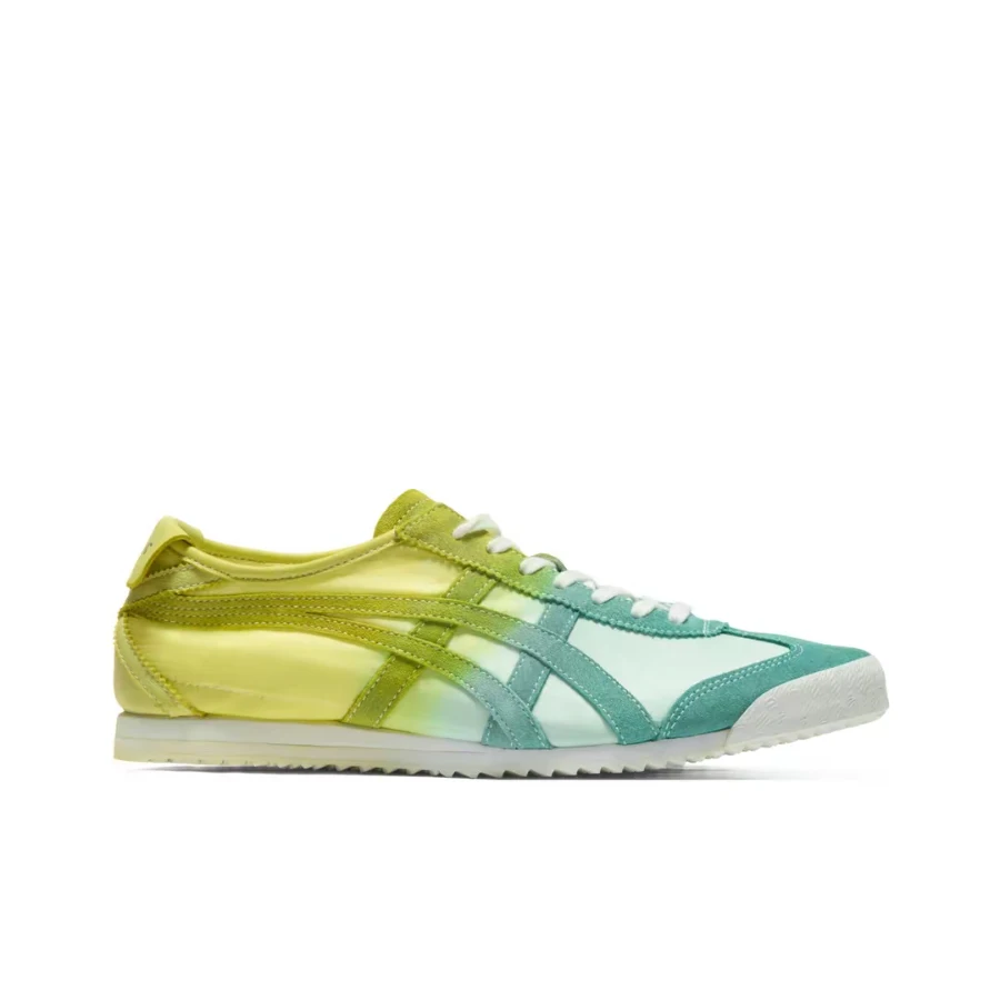 Onitsuka Tiger MEXICO 66 Unisex Green/Yellow Low-Top Casual Shoes – Dreamy Gradient Comfortable Versatile Style 1183C586-300
