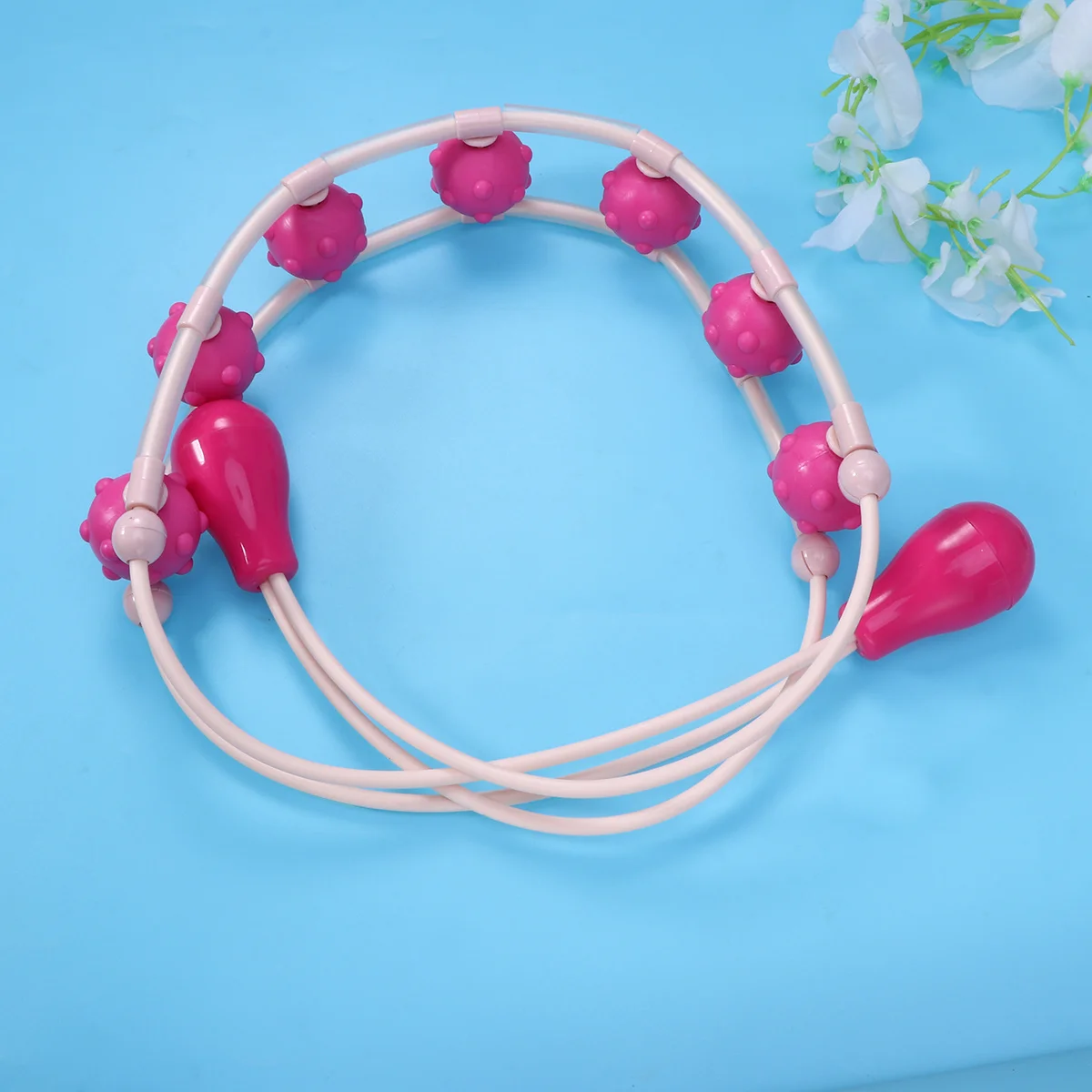 

Plastic Muscle Stick Back Massager Roller Manual Fitness Massage Tool for Neck Leg Waist Muscle Pain Relief Recovery Exercise