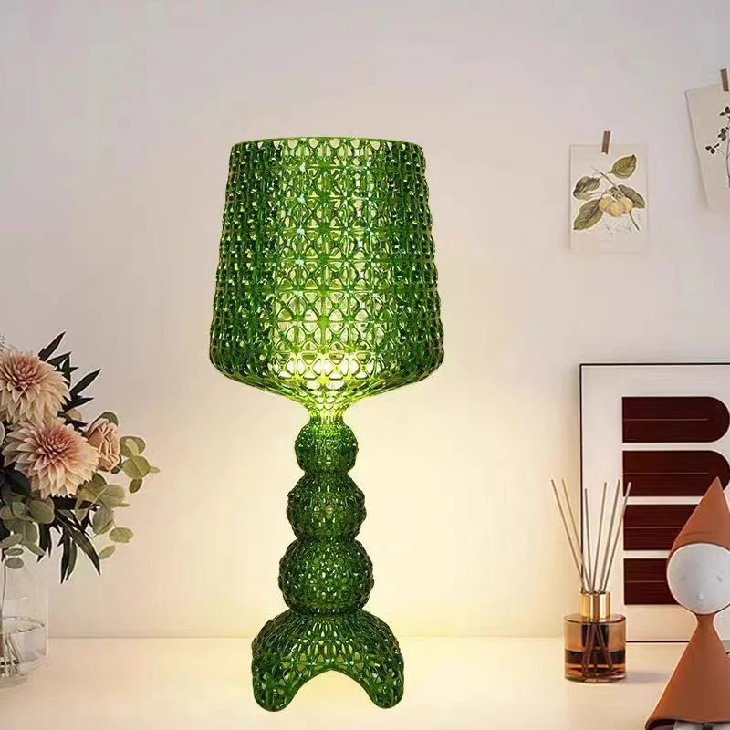 Lámpara de Mesa Moderna Minimalista de Lujo, Lámpara de Mesa para Sala de Estar, Material de PVC, Lámpara de Noche para Dormitorio, Decoración de Habitación, Lámpara de Mesa LED