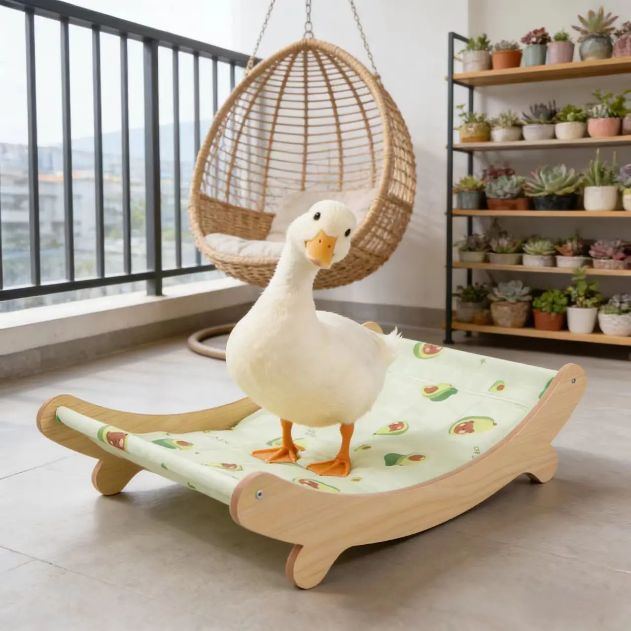 Cama de verano para gatos con colchoneta refrigerante y hamaca - imagen 4