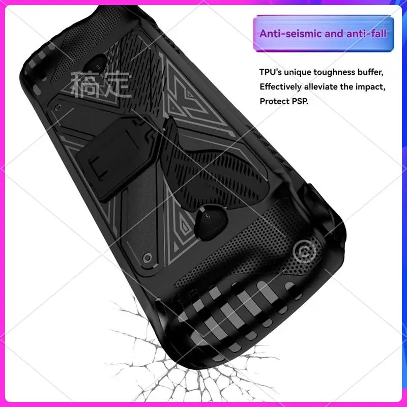 ATTT-TPU Protective Case With Stand For Asus ROG Ally X Game Console, Durable Cover Shell For Enhanced Gaming