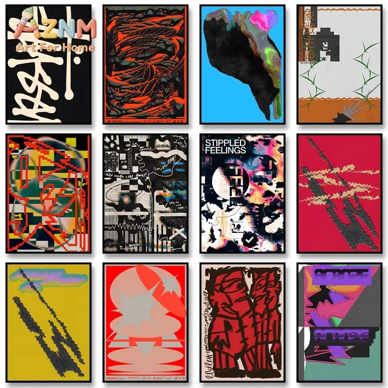 

1 шт. Картина на холсте, винтажный абстрактный классический постер, ретро-арт, картина на холсте с принтом, настенное искусство для гостиной