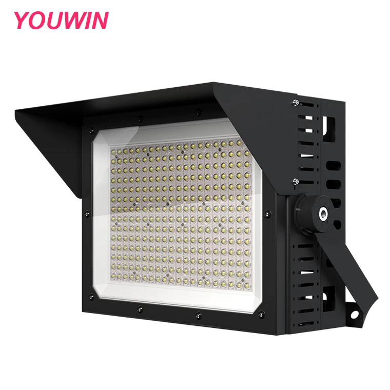 LED Flood Light for Tennis Court Stadium Outdoor Waterproof 1500W-1200W Black Aluminum IP65 Warm White & 6500K Color Temps