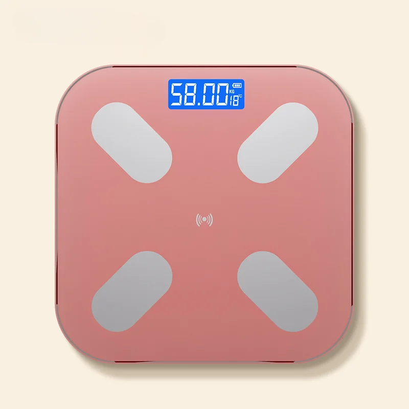 Intelligent Body Weight Scale Household Bluetooth Rechargeable Electronic Scale Human Body Weighing Healthy Weight Scale