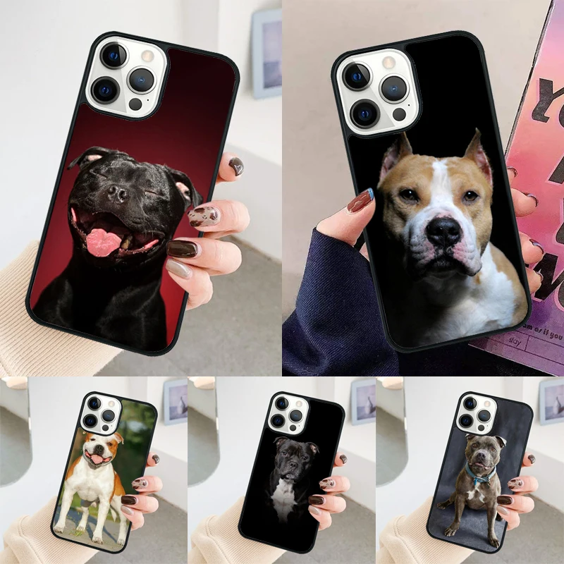 Staffordshire Bull Terrier Staffy dog phone case Cover For iPhone 14 15 16 Pro Max SE 2020 For apple 11 12 13 Pro Max 8 Plus