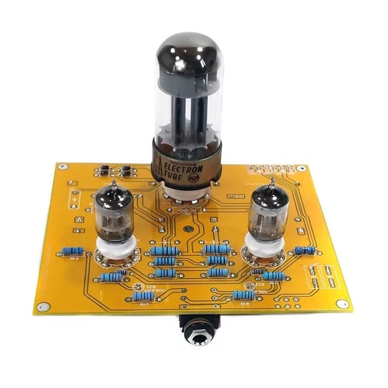 6N3 5670 Push 6N5P 6080 Black Throat Headphone Amplifier Board Vacuum Headphone Amp Board Finished Board Without Bottom Noise