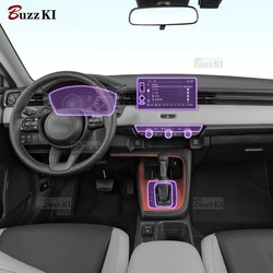 For Honda Vezel 2015-2023 Car interior Center console transparent TPU Paint protective Repair film Anti scratch sticker