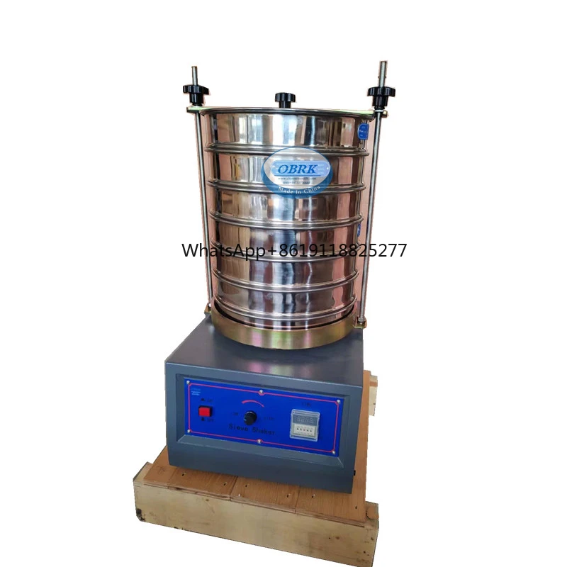 Lab vibrating sieve shaker set alternative sieve analysis equipment for soil test