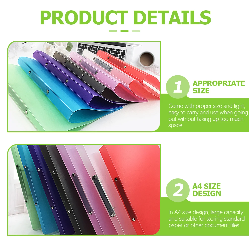 

Plastic Document Folder A4 Size Large Capacity Waterproof File Organizer School Office Supplies Travel Documents Holder Desktop