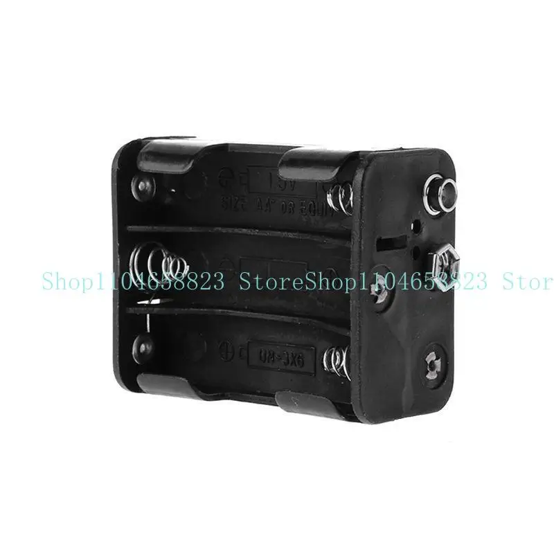 652F Battery Holder Sisi Ganda 6x1.5V AA Buckle Box Untuk Kontainer Klip Casing Sel DIY