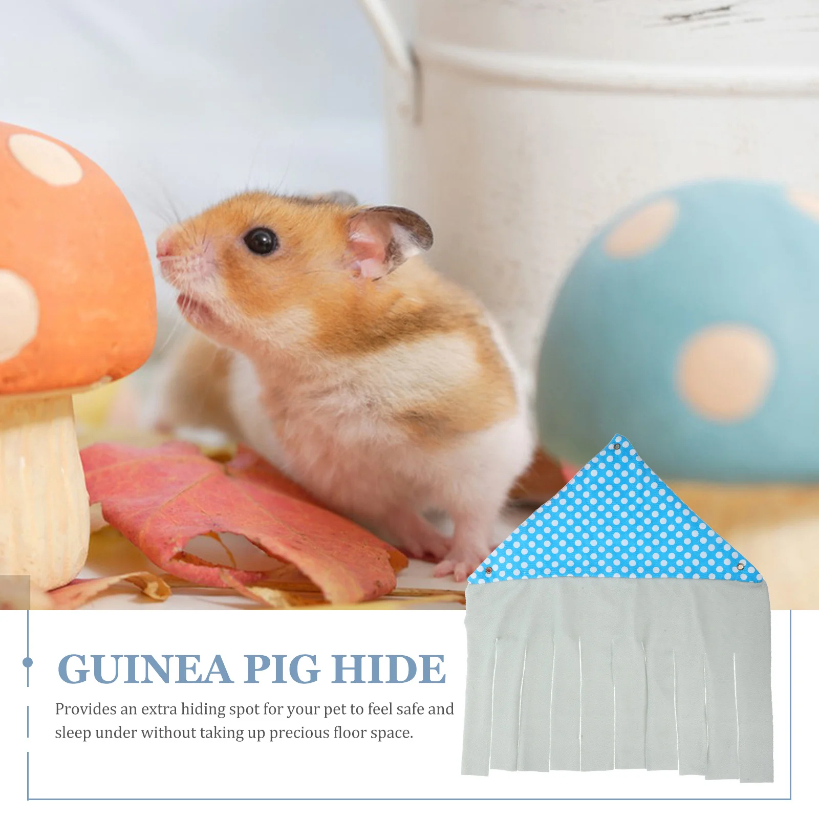 

Pet Cage Hideout Corner Hammock For Hamster Guinea Pig Small Animal Cotton Hideaway Bed Machine Washable Stress Relief