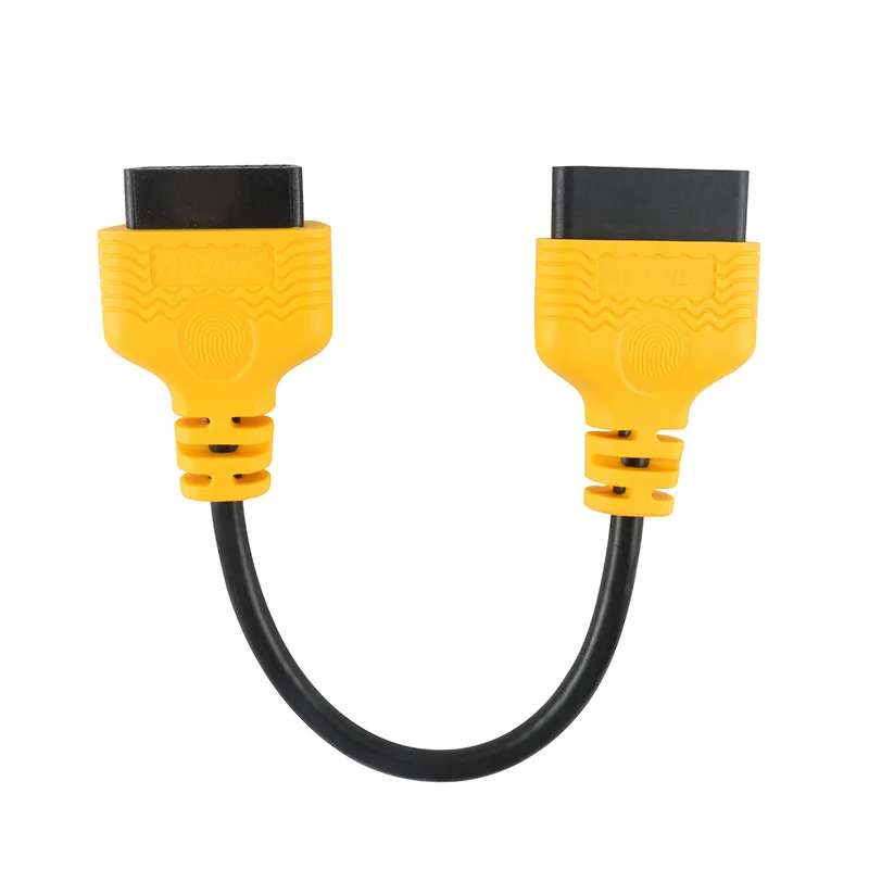 Car obd extension cable Car diagnostic system extension cable 16 pins 16 cores OBD extension cable 30CM