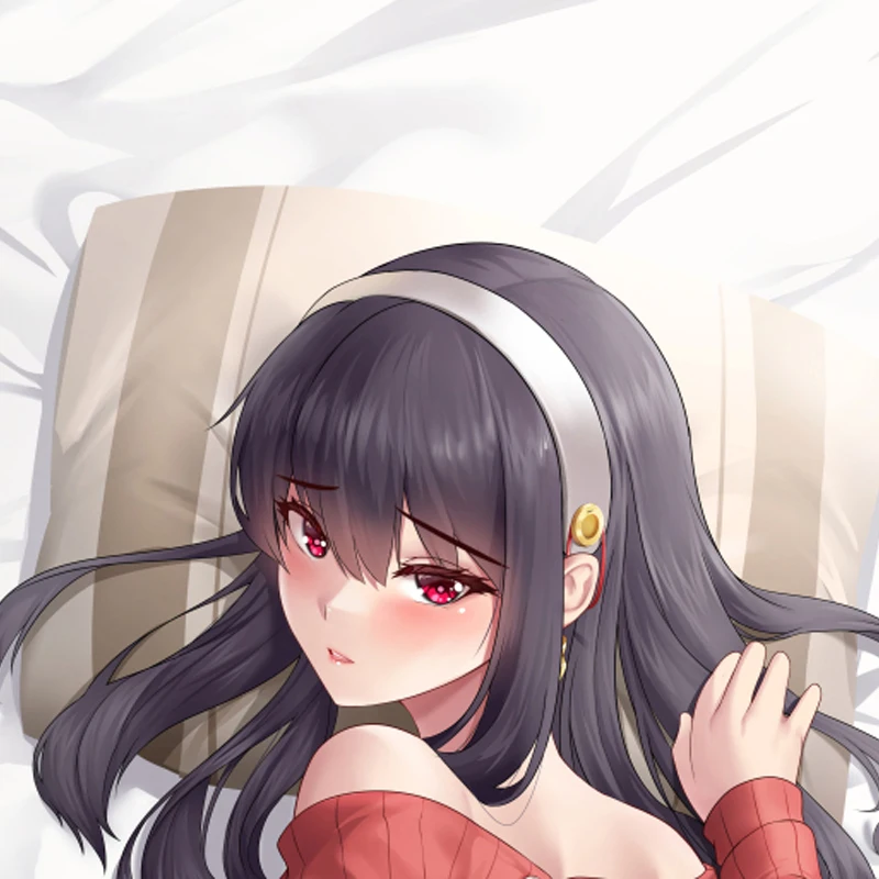 Dakimakura Anime Pillow Cover Yor Forger Double Sided HD Print 2WAY Life Size Anime Body Pillowcase Gifts 2