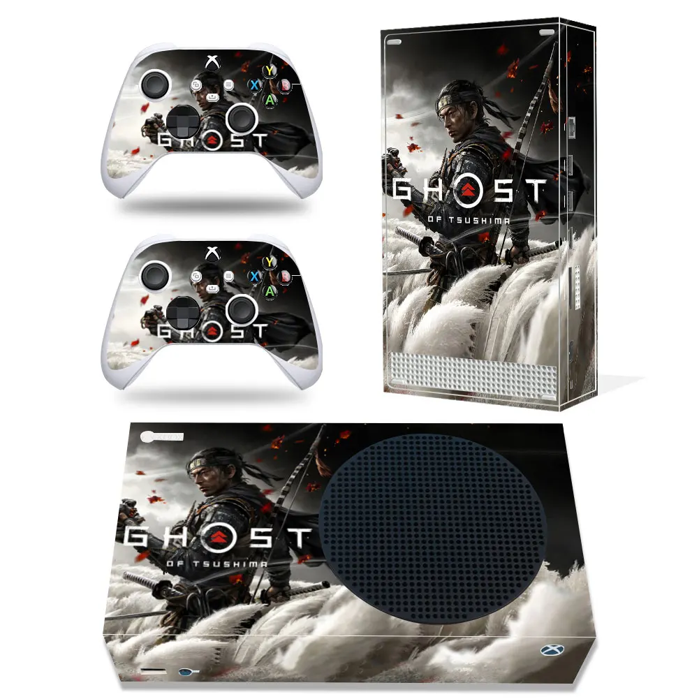 Ghost of Tsushima Xbox Series S Skin Sticker Decal Cover Xboxseriess Vinyl XSS Skin Console and 2 Controllers